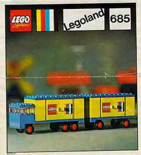 Legoland Truck with Trailer