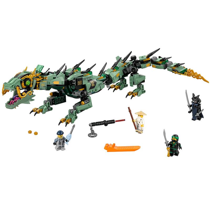 Green Ninja Mech Dragon