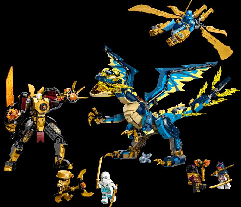 Elemental Dragon vs. The Empress Mech