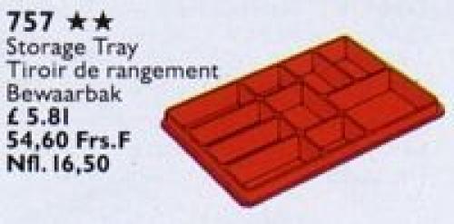 Storage Tray Red