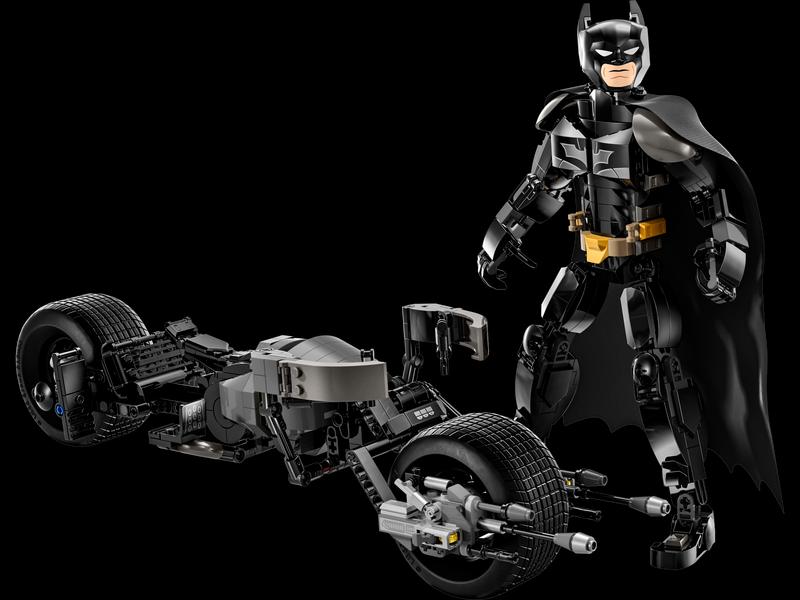 Batman Construction Figure and the Bat-Pod Bike