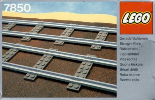 8 Straight Rails Grey 4.5V