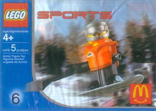 Snowboarder, Orange Vest