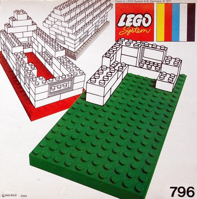 2 Large Baseplates, Green/Yellow