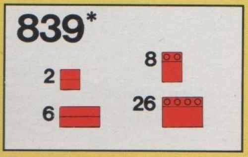 Red Roof Bricks Parts Pack, 33°