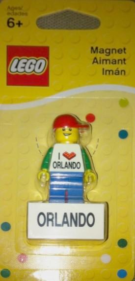 I Brick Orlando figure magnet