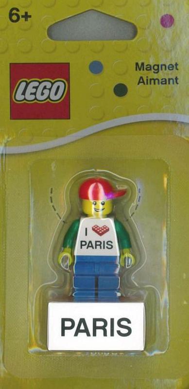 Paris minifig magnet