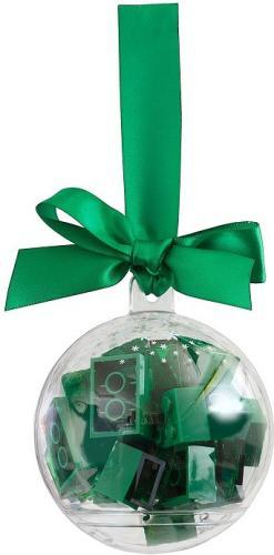 Holiday Bauble with Green Bricks