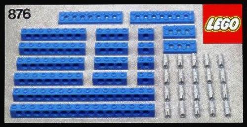 Blue Beams with Connector Pegs
