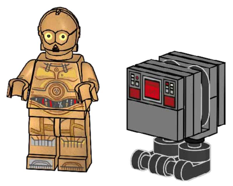 C-3PO & Gonk Droid