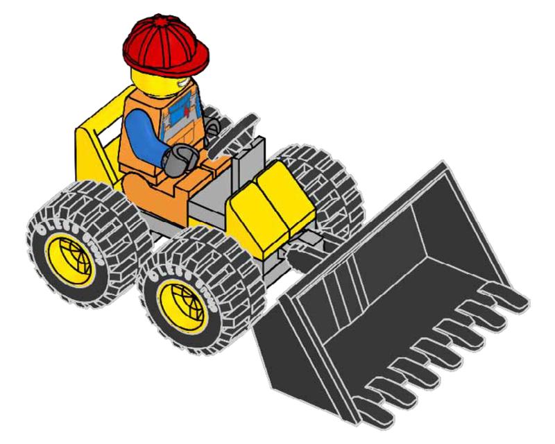 Builder with Digger