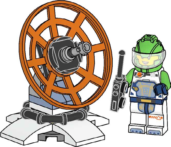 Astronaut with Equipment