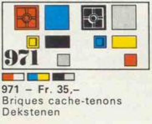 52 flat tile bricks