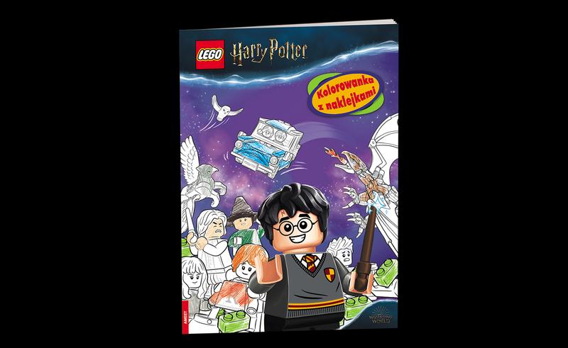 Harry Potter: Kolorowanka z Naklejkami
