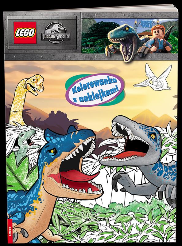 Jurassic World: Kolorowanka z Naklejkami