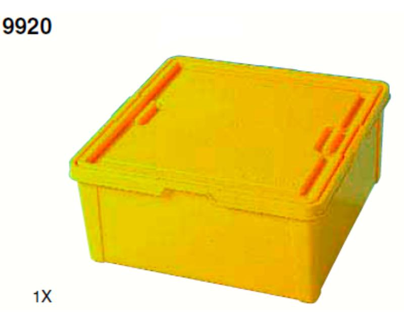 Yellow Storage Box with Lid