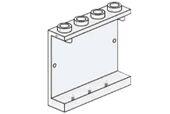 1x4x3 Thin Wall Element, Clear