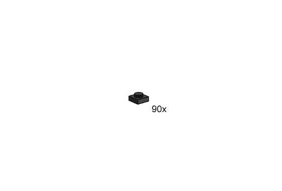 1x1 Stud Black