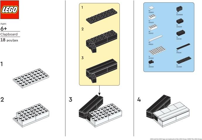 LEGO Lates Clapboard