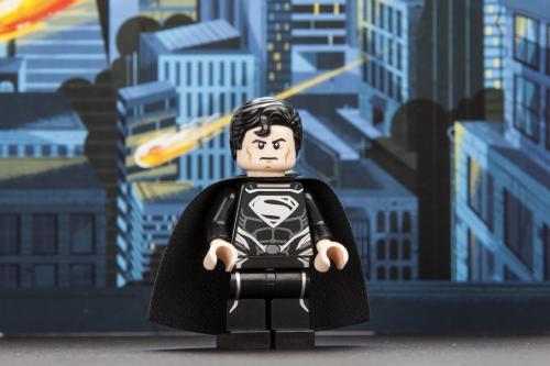 Black Suit Superman Minifigure
