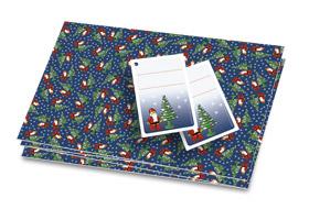 LEGO Holiday Minifigure Gift Wrap & Tags