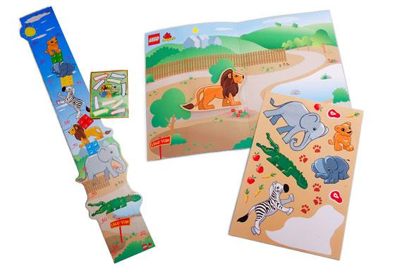 DUPLO Height Chart with Zoo Sticker Set