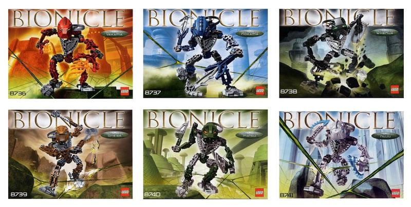 Toa Hordika Deluxe Collection (8736 8737 8738 8739 8740 8741)