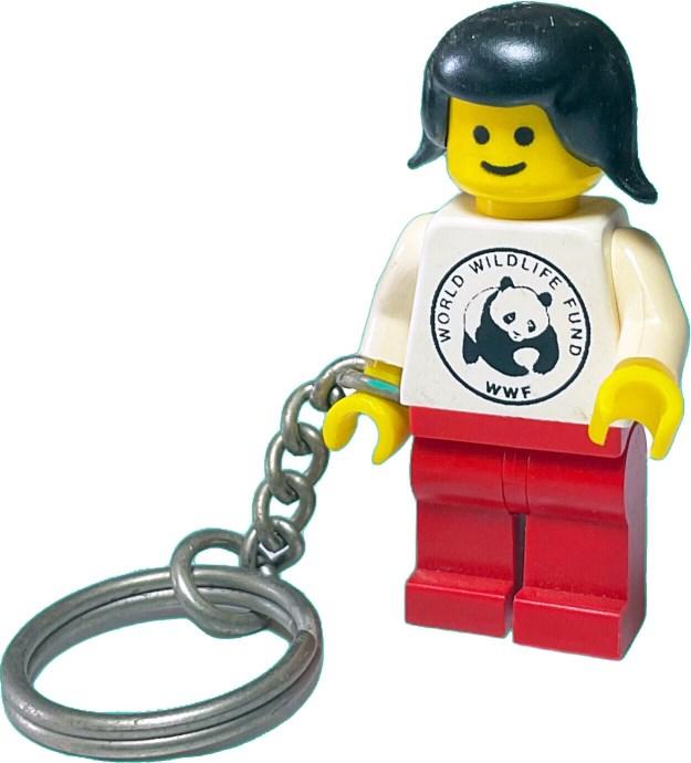 WWF Female Minifigure Key Chain