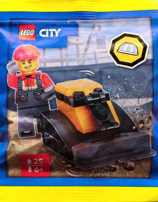 Construction Worker with Bulldozer