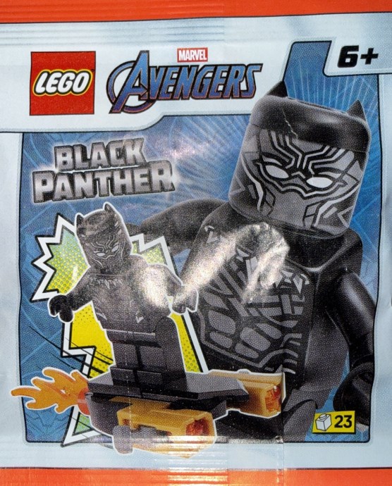Black Panther with Hoverboard