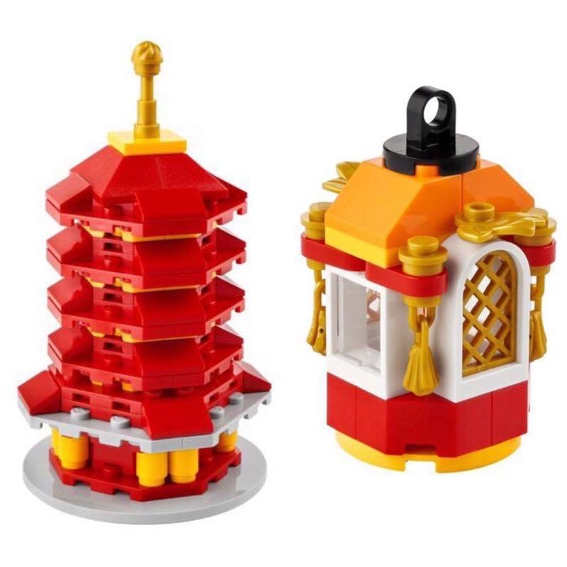LNY Pagoda and LNY Lantern