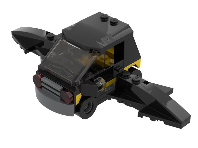 Flying Batmobile