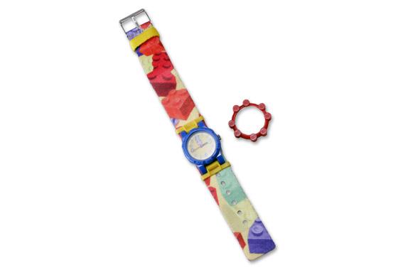 Brick Print Fabric Watch