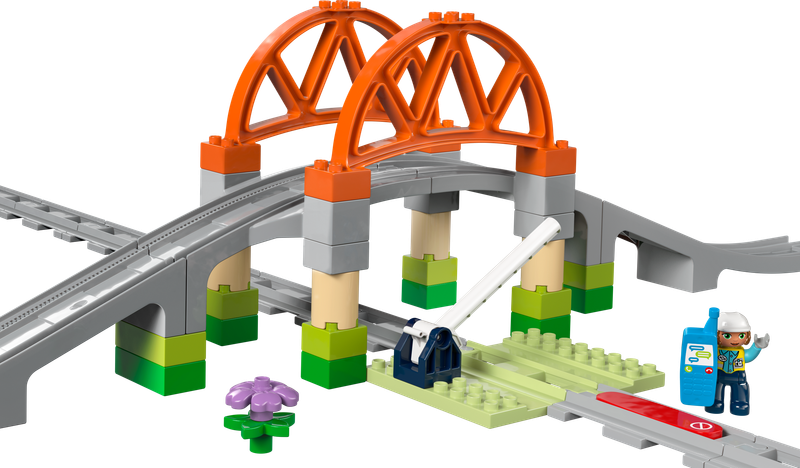 Train Bridge and Tracks