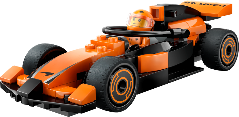 F1 Driver with McLaren Race Car