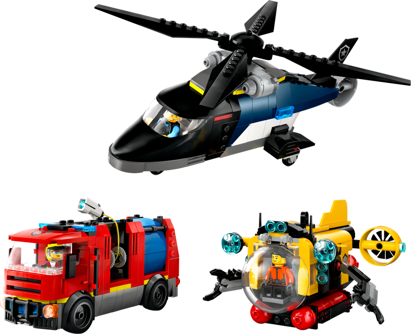 Helicopter, Fire Truck & Submarine Remix