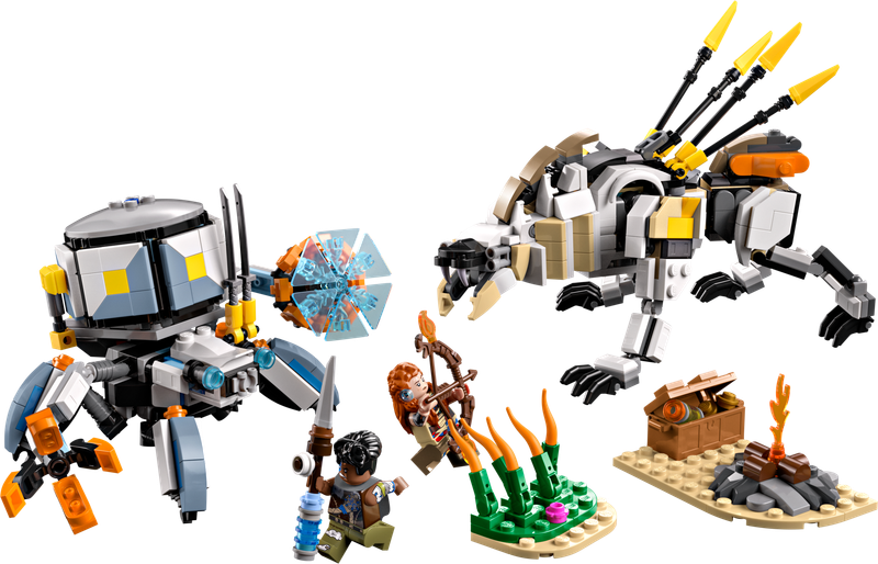 Aloy & Varl vs. Shell-Walker & Sawtooth