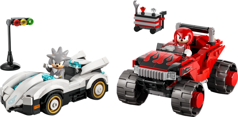 Silver's Car vs. Knuckles' Monster Truck